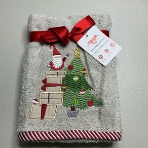 Kitchen Hand Towels Christmas SANTA GIFT & TREE Dish Towels Bar Towels 18” X 25”